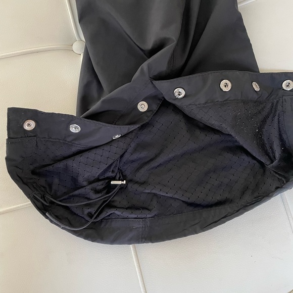 SOLD - Stella McCartney Adidas track pant with convertible split hem black,small - Picture 6 of 9